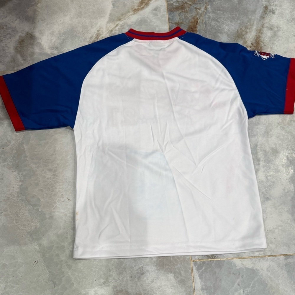 South Pole White and Blue Baseball Jersey - Picture 2 of 6
